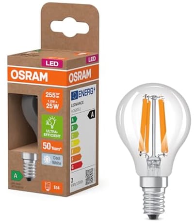 Energiezuinige LED Lamp E14 1,2W 255lm Koudwit 4000K Beleef comfort met duurzame verlichting