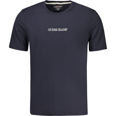 Guess Jeans Blu Organic Katoen Heren T-Shirt