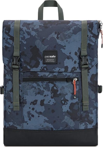 Pacsafe Slingsafe LX450 Slingpack - 15 L - Slingrugzak- RFID-blokkerend - Anti-diefstal - Geschikt voor 15-inch laptop - Beveiligde Reistas - Grijs/camouflage