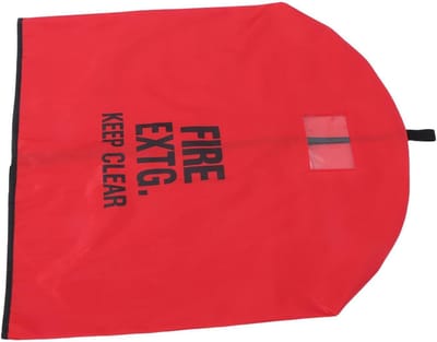 Brandblusser Beschermhoes - Veiligheidshuizen - Buiten Gebruik - Waterdicht Vorstbestendig - 80x70cm - Rood