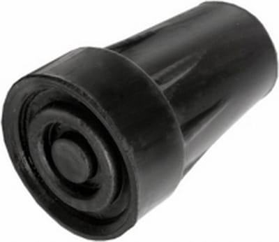 Krukdoppen 19 mm Zwart - Set van 2