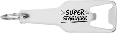 Akyol - super stagaire flesopener - Stagiair - familie - cadeau - 105 x 25mm