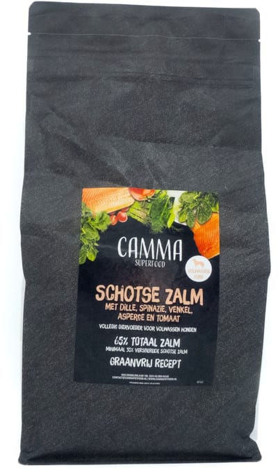 Camma Superfoods - Schotse Zalm Volwassen Hond 2kg
