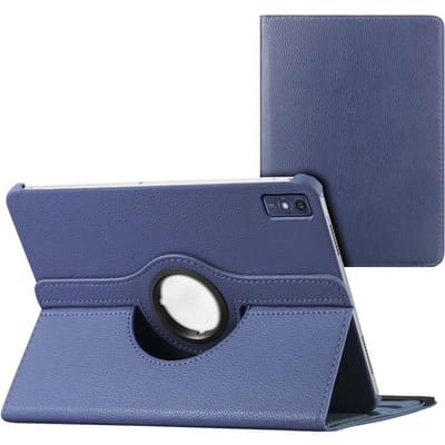 imoshion 360° draaibare Bookcase voor de Lenovo Tab M10 5G - Donkerblauw
