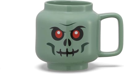 LEGO - Keramische Mok Hoofd Skelet Groen 530 ml - Keramiek - Groen