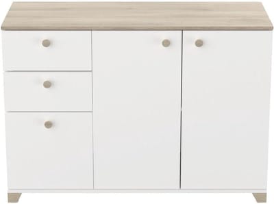 Dressoir met 3 deuren - Opbergkast Ladekast - Woonkamer Opbergen - Eigentijdse Stijl