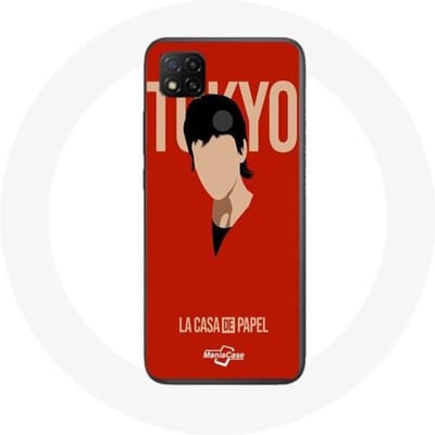 Xiaomi Redmi 9C hoesje La casa de papel Tokyo Fanart-logo