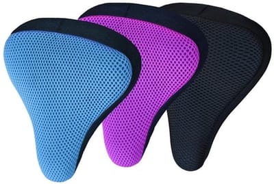 Dailygoody - Fietsstoelhoes - Ademende Gewatteerde Stoelhoes - Donkerblauw - Bescherming tegen Regen en UV - Geschikt voor Mountainbikes en Fietsen