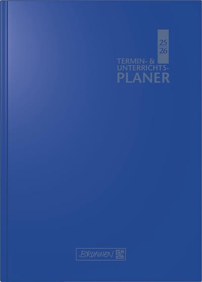 Lesrooster en Agenda A5 Blauw 2025/2026 - Weekplanning en Notitieboek