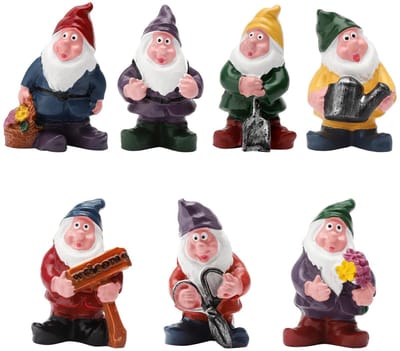 Tuinkabouters, grappige mini-dwerg, feeëntuin, dwergen, tuindecoratie, accessoires
