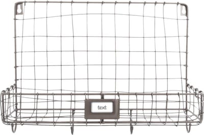Esschert Design Wandrek Draad 39,2 X 28,7 Cm Staal Roestbruin