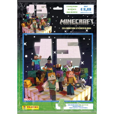 Panini Minecraft 3 Sticker Starter Pack