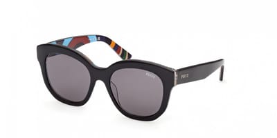 Pucci Ep0254 Dames Zonnebril Zwart Smoke/CAT3 Vrouw