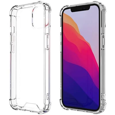 ShieldCase Shock Case geschikt voor iPhone 15 hoesje transparant bumper - Hoesje met bumpers geschikt voor Apple iPhone 15 hoesje doorzichtig - Extra stevig hoesje transparant shock backcover