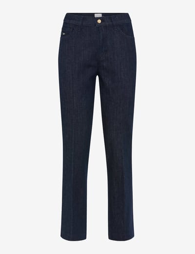 Brax Dames Jeans  Style MAY S CLEAN RAW BLUE, denim donkerblauw, maat 40