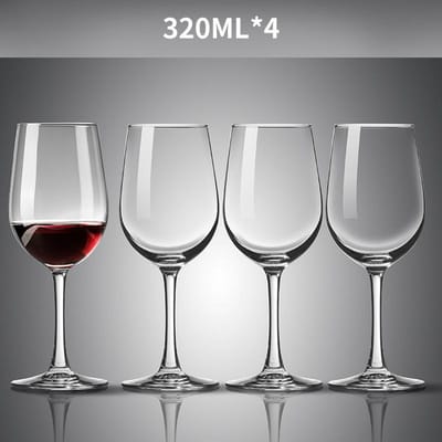 Rode Wijnglazen Set Huishoud Wijnkaraf Wijnglazen Luxe Europees-stijl Glas Wijnkelk white