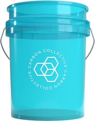 CARBON COLLECTIVE - Clear Teal Detailing Bucket - 20L