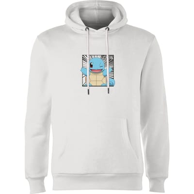 Pokémon Pokédex Squirtle #0007 Hoodie - White - S