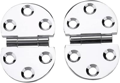 Klaptafel Scharnier - Vouw Scharnieren - Tafel Vergroten - 180 Graden Draaihoek - 2 Stuks - Zilver