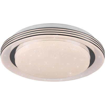 Reality Leuchten Plafondlamp Atria, Ø 27 cm, wit, kunststof, CCT