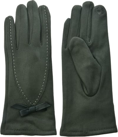 Juleeze Handschoenen Winter 8x24 cm Groen Polyester