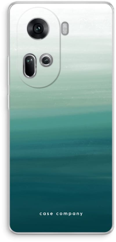 Case Company® - Hoesje geschikt voor Oppo Reno 11 hoesje - Ocean - Soft Cover Telefoonhoesje - Bescherming aan alle Kanten en Schermrand