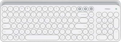 Originele Xiaomi MIIIW 102 toetsen Bluetooth + 2,4 GHz draadloze Dual-modus toetsenbord (wit)