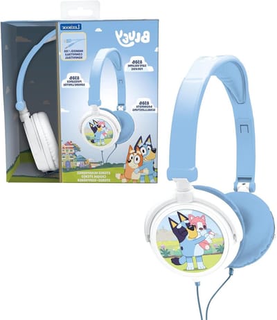 Koptelefoon Kinderen - Oordopjes Blauw - Veilig Luisteren - Volume Beperkt - Verstelbaar - Blauw