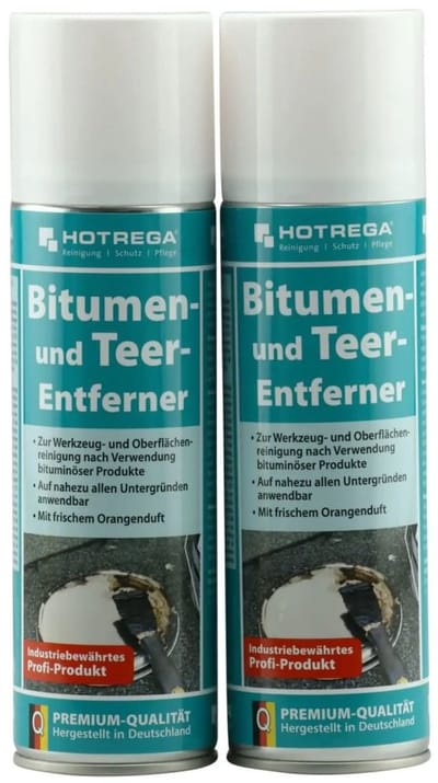 HOTREGA bitumen- en teerverwijderaar, 2 x 300 ml spuitbussen