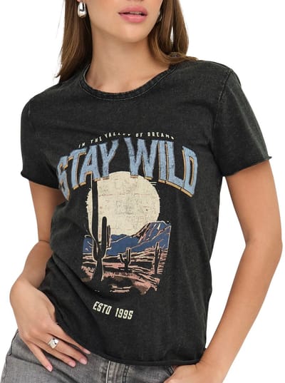 ONLY - ONLLUCY LIFE REG S/S TOP JRS Dames T-shirt