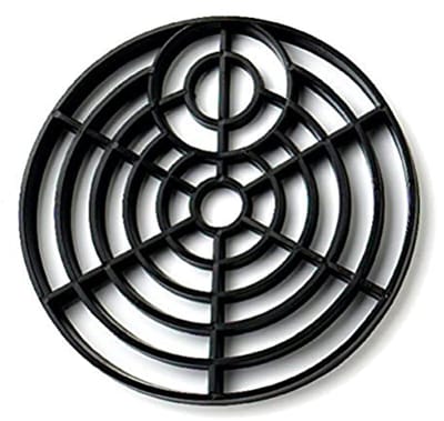 Ronde Rooster 150 mm - Zwart (Verpakking à 2)