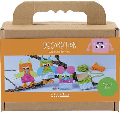 CC Mini Hobbyset Decoratie Muizen En Uilen Diverse Kleuren
