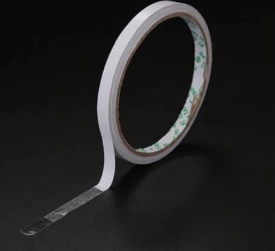 *** 2 rollen van 8 Meter per rol - Sterk Dubbelzijdig Tape - 6mm Breed - Transparant - Zelfklevend Tape - Afplaktape - van Heble® ***
