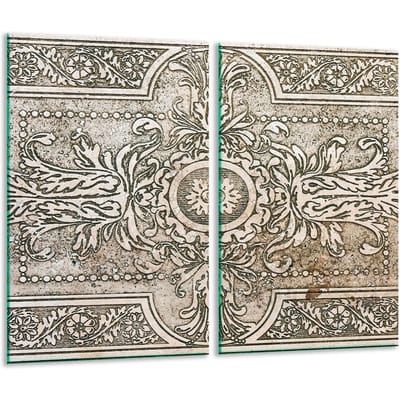 TMK ArtDeko - Snijplank - Glas - 2x 30x52cm - Mozaïek