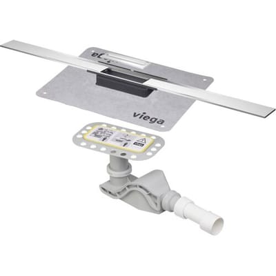 Viega Advantix Cleviva shower drain w. Advantix insert Visign C1, model 4981.10, 80 cm 794460