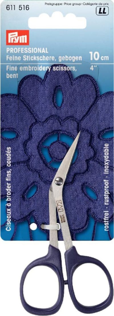 PRYM Borduurschaar gebogen Profi 10 cm 611516 - Borduurscharen - Prym