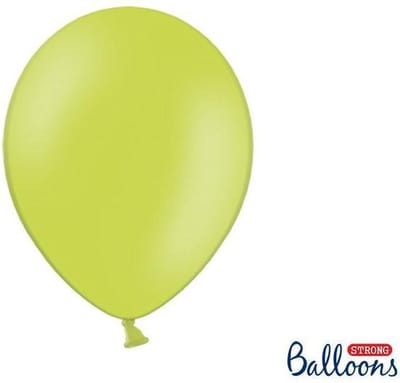 Ballonnen Pastel Lime Groen - 10 Stuks