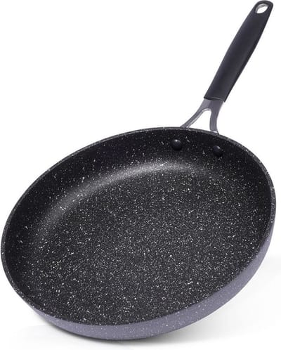 Koekenpan Graniet Antiaanbaklaag STONER 26 cm - Multifunctionele Pan voor Vlees - Groenten