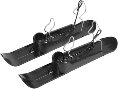 Kinderwagen Ski Set - Winter Accessoire - Winterse Uitjes - 2-In-1 Conversie - 2 Stuks - Zwart