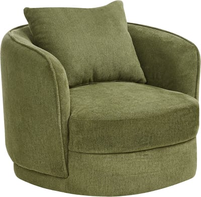 ANDALEN - Fauteuil - Groen - Polyester