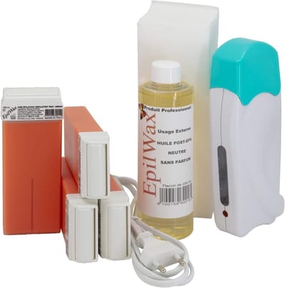 Complete Ontharings-set - Argan - Harsverwarmingsapparaat met Roll-on Harspatronen - Voor Thuisgebruik