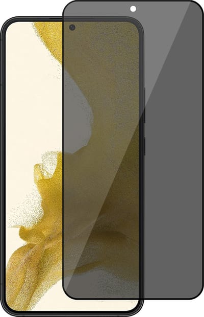 Privacy Screenprotector geschikt voor Samsung Galaxy S22 Plus - Volledig Dekkende Gehard Glas Tempered Glass Screen Protector