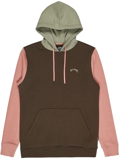 Billabong Arch Block Hoodie Groen M Man