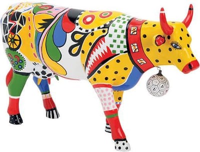 Cowparade - Kick Cow Large - 46450