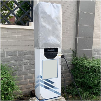 Dailygoods - Dailygoody - Waterdichte wandafdekking - Beschermhoes voor laadstation - Zilver - Oplader buiten - Geschikt voor elektrische voertuigen - Modelnu