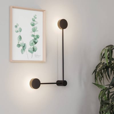 Nowodvorski Lighting Wandlamp Orbit II 20/40, zwart, 2-lamps
