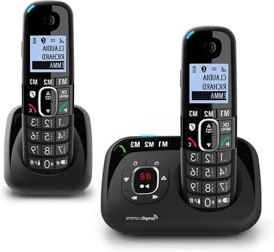 Extra Handset - DECT Telefoon - Beter Horen - Extra Luid Volume - 30 Min Opname - Wit