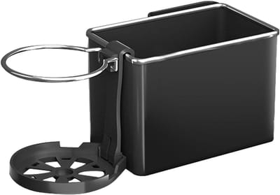 Auto Opbergdoos - Auto Organizer - Auto Interieur Opruimen - Grote Capaciteit - 19 x 14 x 12 cm - Zwart