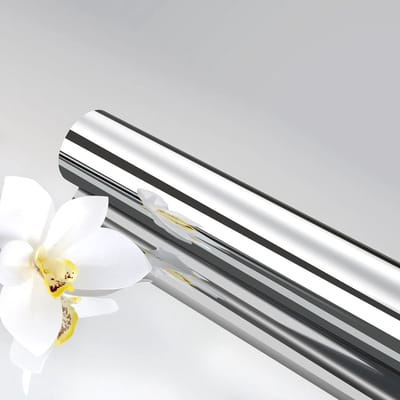 Dailygoods - ReWallpaper Flexibele spiegelfolie Zilver Meubelfolie Zelfklevend In spiegeloptiek 40 cm x 7 m Decoratieve folie Spiegel voor werkbladen Koelkasten Ramen Verwijderbare spiegelfolie Meubelbehang