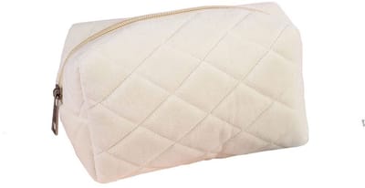 Zeynomax - Potloodetui - Pennenzak met grote capaciteit - Beige - Make-Up Pouch - Opbergorganizer voor schoolbenodigdheden - Geschikt voor meisjes